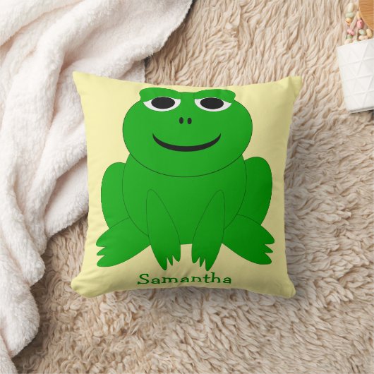 Frog Design Personalised クッション (ブランケット)