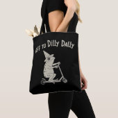 Frog Dilly Dallying Born To Dilly Dally Silly Meme トートバッグ (クローズアップ)