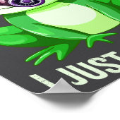 Frog Fartin I Gas Just Sometimes Mask Fun ポスター (角)