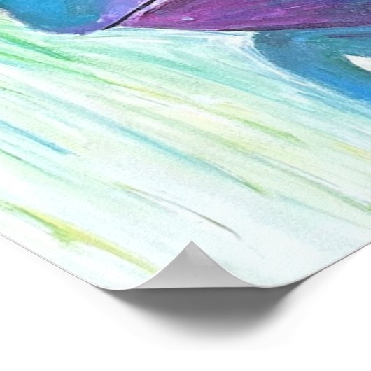 Frog Fine Art PopArt  ポスター (角)