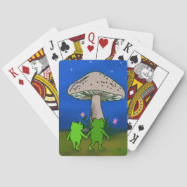 Frog Friends Couple Whimsical Cute Playing Cards トランプ