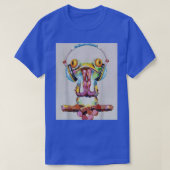 Frog funny music tシャツ (デザイン正面)