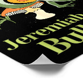 Frog Guitar-jeremiah Was Bullfrog Funny Saying  ポスター (角)