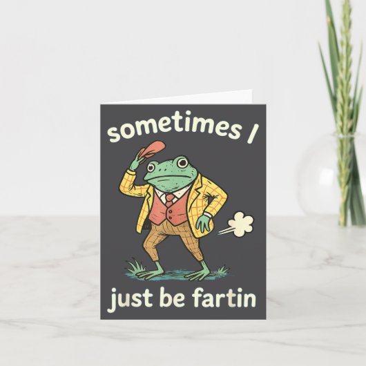 Frog I Sometimes Farting Just Club カード (正面)