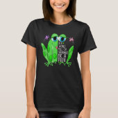 Frog In A World Full Of Grandmas Be A Tutu Tシャツ (正面)