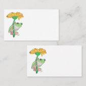 FROG IN FLOWER UNDER THE RAIN 名刺 (正面/裏面)