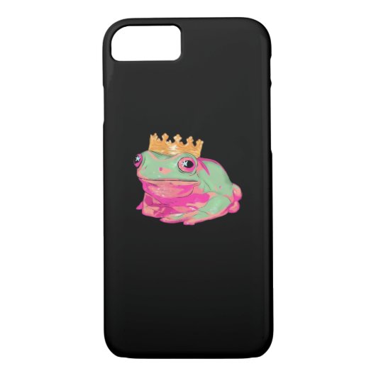 Frog King Funky Meme Classic Style Case-Mate iPhoneケース (裏面)