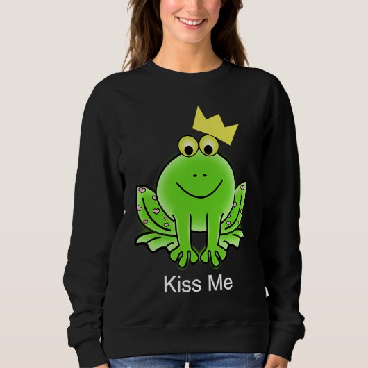 Frog Kiss Me スウェットシャツ (正面)