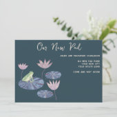 Frog Lily Padアドレスの変更のお知らせ 案内状 (スタンド正面)