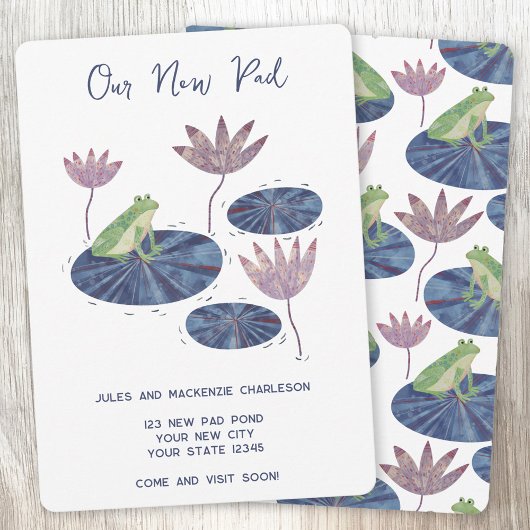 Frog Lily Padアドレスの変更のお知らせ 案内状