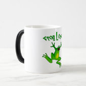 Frog Lover Mug – 追加文字 モーフィングマグカップ (正面左)