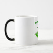 Frog Lover Mug – 追加文字 モーフィングマグカップ (左)