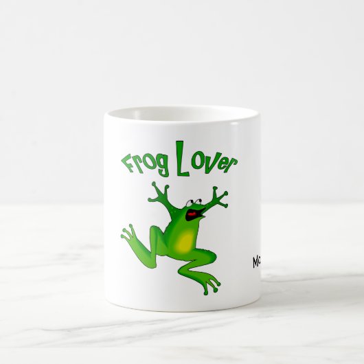 Frog Lover Mug – 追加文字 モーフィングマグカップ (中央)
