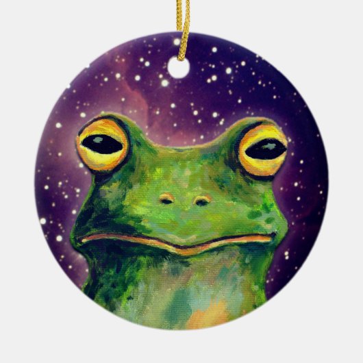 Frog Lover Ornament セラミックオーナメント (正面)