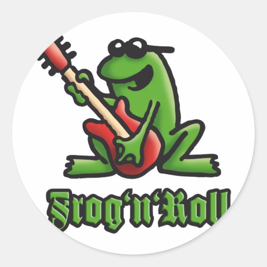 frog n roll A ラウンドシール (正面)