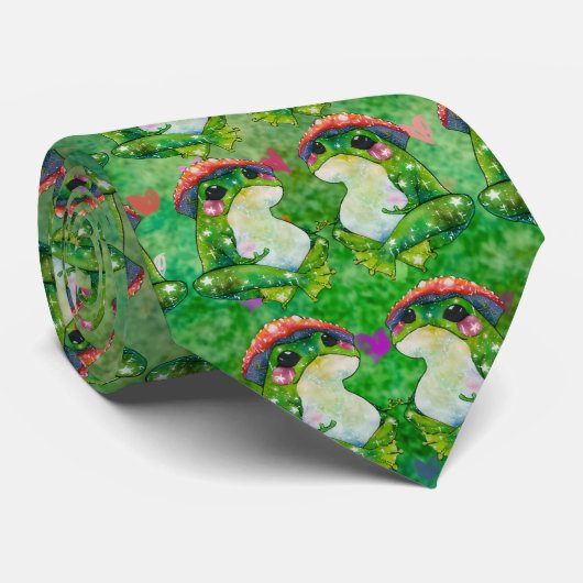 Frog named Clover ネクタイ (ロール)