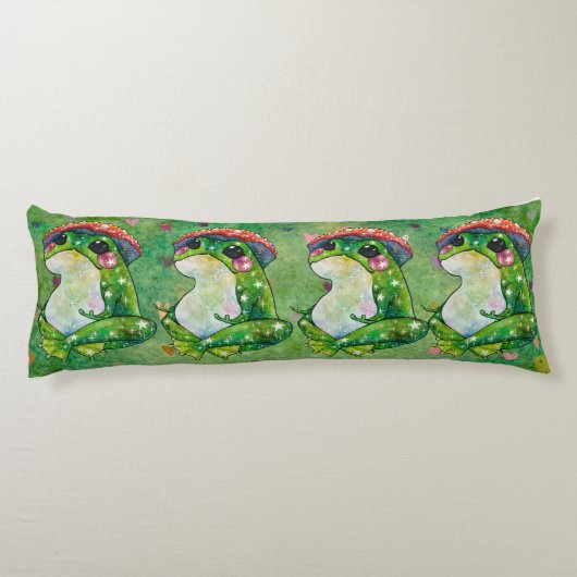 Frog named Clover ボディピロー (裏面)