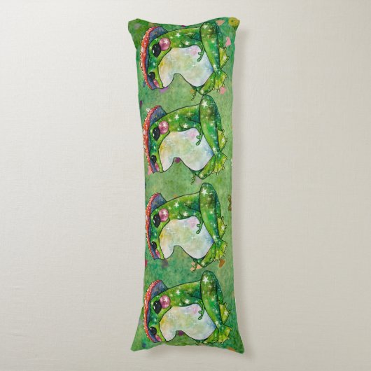 Frog named Clover ボディピロー (正面縦)