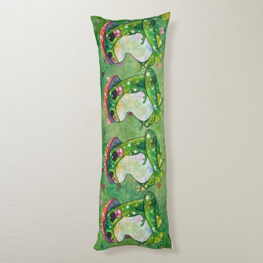 Frog named Clover ボディピロー (裏面 (縦))