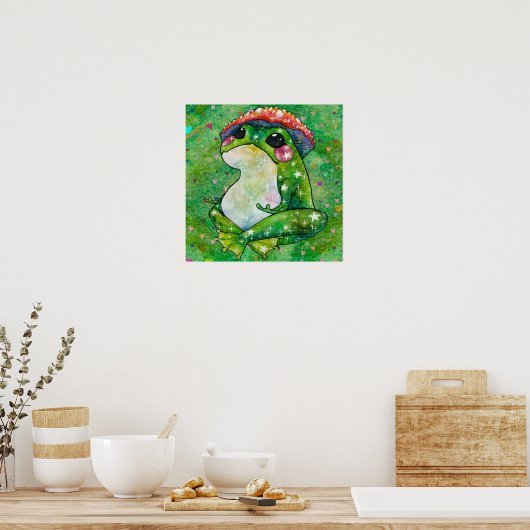 Frog named Clover ポスター (キッチン)