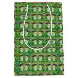 Frog named Clover ミディアムペーパーバッグ