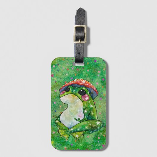 Frog named Clover ラゲッジタグ (正面縦)