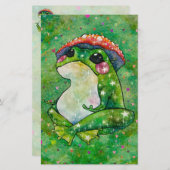 Frog named Clover 便箋 (正面/裏面)