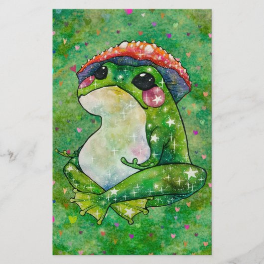 Frog named Clover 便箋 (正面)