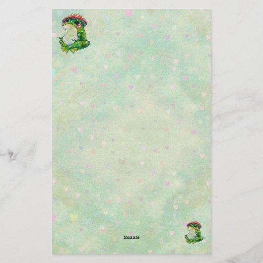 Frog named Clover 便箋 (裏面)