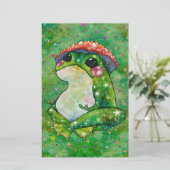 Frog named Clover 便箋 (スタンド正面)