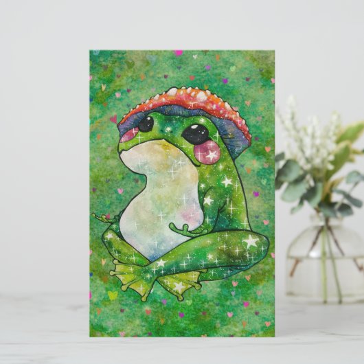 Frog named Clover 便箋 (スタンド正面)