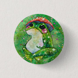 Frog named Clover 缶バッジ