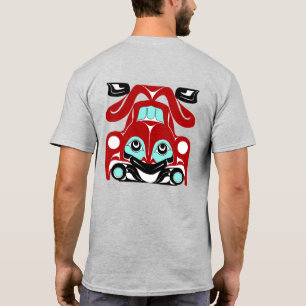 Frog - NWコースト先住民アメリカスタイルTシャツ Tシャツ