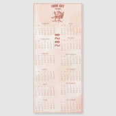 FROG Off I'm Busy  2026 茶色のカエルカレンダー (正面)