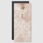 FROG Off I'm Busy  2026 Brown Frog Calendar (正面/裏面)