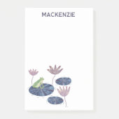 Frog on a Lily Leaf Personalized ポストイット (正面)