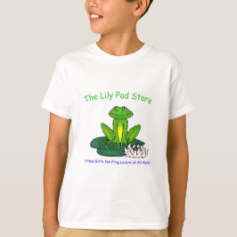 Frog on a Lily Pad Boys White Tシャツ