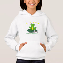 Frog on a Lily Pad Kid's White 