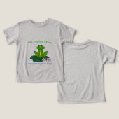 Frog on a Lily Pad Light Gray (デザイン正面&裏面)