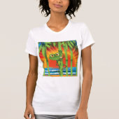 Frog On Bamo Woens T-Shirt Tシャツ (正面)