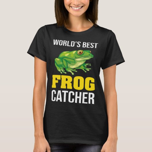 Frog Owners Frog Catching World s Best Frog Catche Tシャツ (正面)