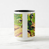 Frog Painting - Gift for Animal Lovers マグカップ (中央)