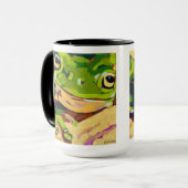 Frog Painting - Gift for Animal Lovers マグカップ (正面左)