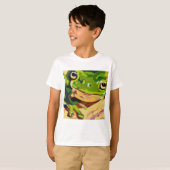Frog Painting - Gift for Animal Lovers Tシャツ (正面フル)