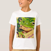 Frog Painting - Gift for Animal Lovers Tシャツ (正面)