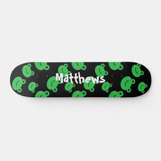 Frog pattern skateboard スケートボード (横)