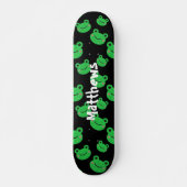 Frog pattern  skateboard スケートボード (正面)