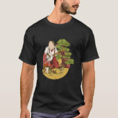 Frog Playing Banjo on a Mushroom cute Frog Tシャツ (正面)