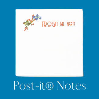 Frog Post-it®ノート「FROGet me not!」 ポストイット
