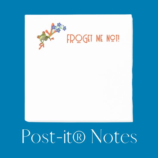 Frog Post-it®ノート「FROGet me not!」 ポストイット